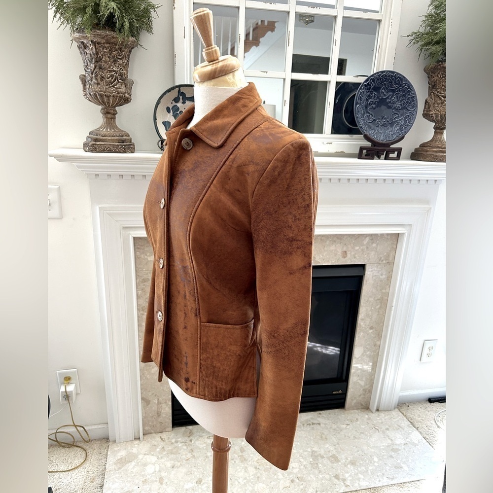 Remy Leather Naturally Distressed Western Vintage Jacket - Picture 7 of 9